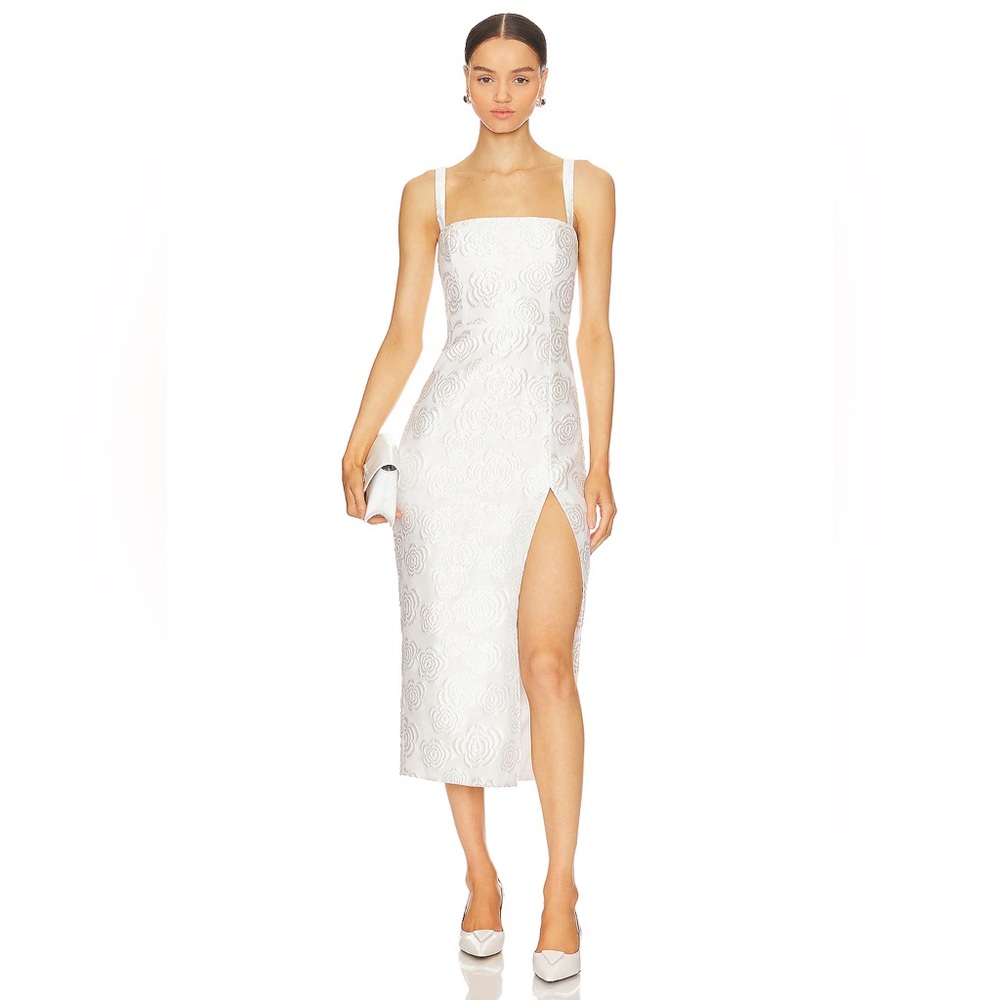 Amanda Uprichard White Monica Dress
